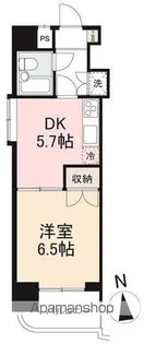 ダイアパレス栗林公園駅前【201号室】の間取り