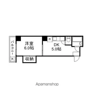 プラザ彦根【303号室】の間取り