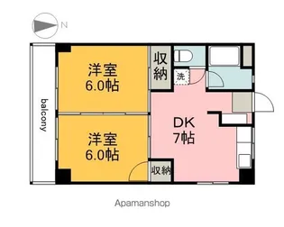ラヴェール西川口【203号室】の間取り