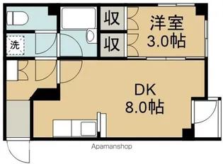 ピアパレス美原【103号室】の間取り