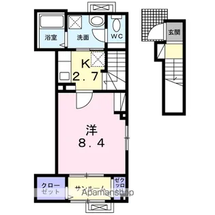 GRAN NOIR Ⅰ【2階】の間取り