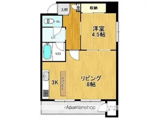リベルティ大通【6階】の間取り