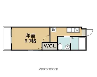 フィユフラッツ坂戸【1階】の間取り