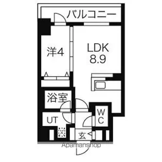 バロンドール【8階】の間取り