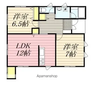 ソレイユ・ルヴァン【A2号室】の間取り