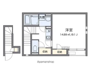 クレイノLOCO千駄木【2階】の間取り