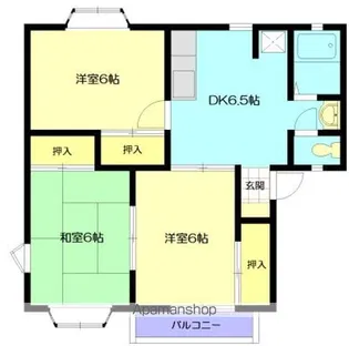 メゾネット嶋村【2階】の間取り