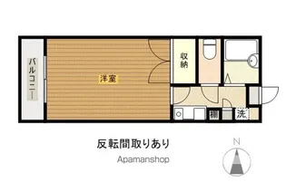 ベルトピア宮崎7【108号室】の間取り
