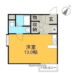 アクティ・N【2階】の間取り