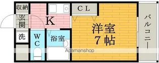 ビューテラス塚本【402号室】の間取り