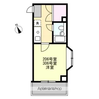 グローバルハイツ赤門【3階】の間取り