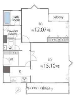 クインテット原宿【3階】の間取り