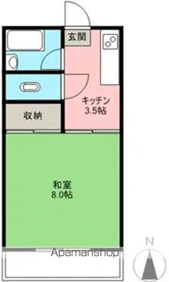 ルナパークテクノ【1階】の間取り