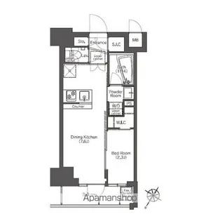 コンフォリア滝野川【3階】の間取り