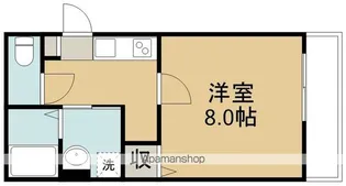 OUTRIGGER六十人町【2階】の間取り