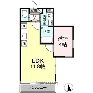 メゾン・ド・リアン【3階】の間取り