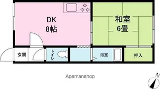 第2ロイヤルマンション【205号室】の間取り