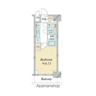 ドゥーエ新横浜【10階】の間取り