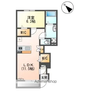 セフィーロ【103号室】の間取り