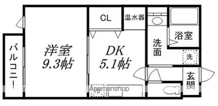 ■クラスター・ラ・ティア■【205号室】の間取り