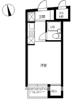 スカイコート西新宿第2【302号室号室】の間取り