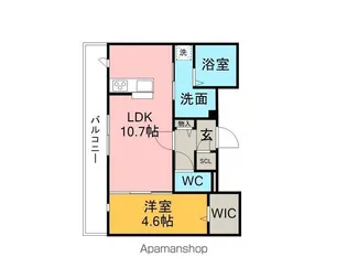 リビエ・アムール【302号室】の間取り
