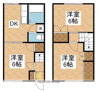 ホワイトハウスⅦ【1階】の間取り