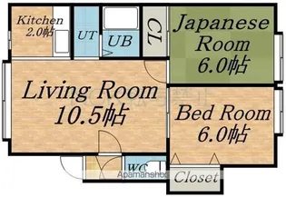 BOX A-2【2階】の間取り