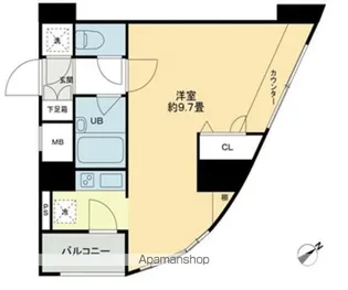 クロスレジデンス蒲田【3階】の間取り