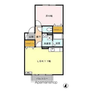 サライⅢ【2階】の間取り