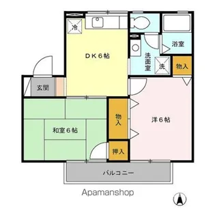 エミネンス四季 A【2階】の間取り