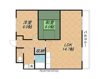 NASU8【5階】の間取り