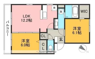ファミール薊【2階】の間取り