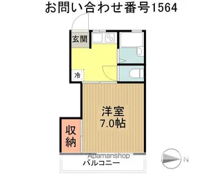 ファミール西所沢【1階】の間取り