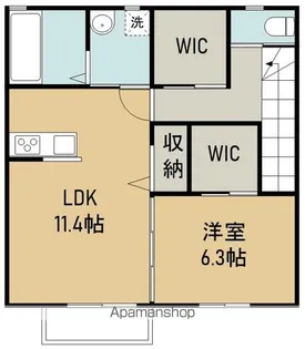エルカーサ杜【2階】の間取り