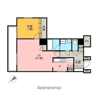 THE TOKYO TOWERS MIDTOWER【18階】の間取り