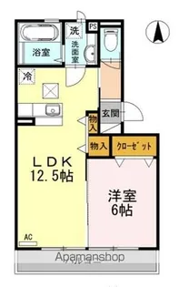 ブリージン B【2階】の間取り