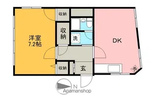 ブルーハーブ【2階】の間取り
