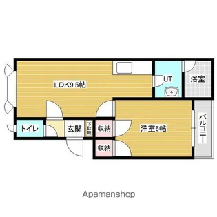 AQUA TERRACE【2階】の間取り