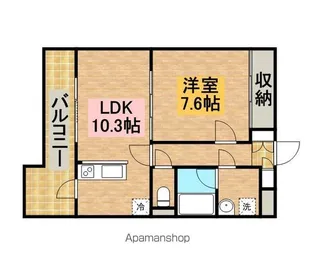 サンウィッシュ【4階】の間取り