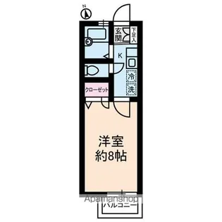 ベルクハイム【1階】の間取り