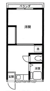 コーポ杉田【2階】の間取り