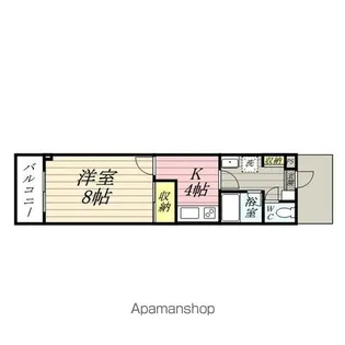 パークヒルズ幸【2階】の間取り
