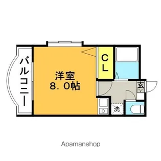 福岡県福岡市東区香椎駅前1丁目【マンション】の間取り