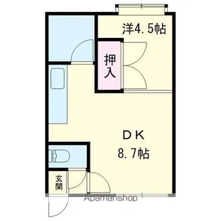 リアル三条【2階】の間取り