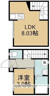 イニシアティブ原ノ町【G号室】の間取り