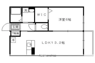 ル アンブル【1階】の間取り