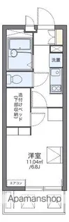 レオパレスLEBEN京橋【3階】の間取り