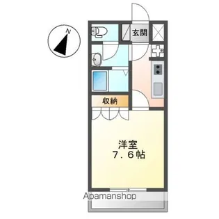 コートダジュールIN桃ヶ丘B棟【2階】の間取り