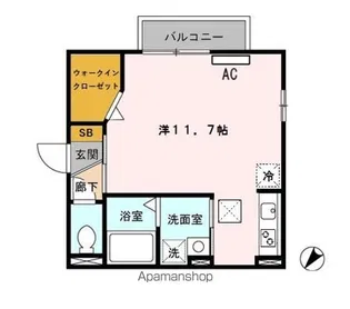 ブランセジュール【1階】の間取り